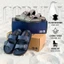 Dép da Corvin Earo quai ngang đôi 2 khóa da Microfiber đế đệm cao su form công thái học êm chân chống thấm thoáng mùi