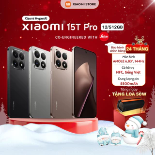 Điện Thoại Thông Minh Xiaomi 15T Pro 12/512GB - Bảo Hành Chính Hãng 24 Tháng