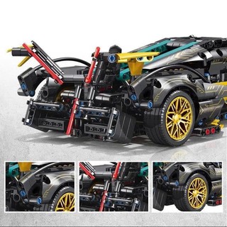 [HOT] Mô Hình Lắp Ráp Siêu Xe V12 Black Gold 36cm, Đồ Chơi Ôtô Điều Khiển Lắp Ghép Siêu Xe Quà Sinh Nhật BoboToys