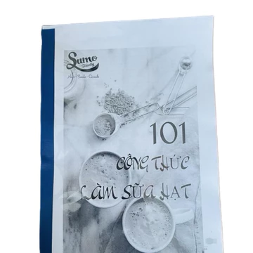 101 công thức làm sữa hạt, hướng dẫn làm sữa hạt, công thức làm sữa hạt