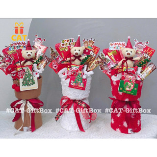 Set quà bánh kẹo gấu bông Giáng Sinh - Quà tặng Noel tặng bé, bạn gái, bé trai, quà tặng bánh kẹo Giáng sinh hottrend
