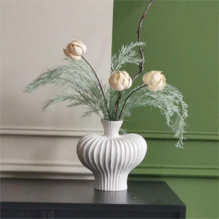 (ko cắm nc, cai 22cm) Bình/ Lọ cắm hoa gốm nung sáng tạo Phong cách Châu Âu Trang trí Decor nhà cửa