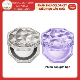 Phấn Phủ Dạng Bột COLORKEY Lasting Naturally - Occurring Loose Siêu Mịn Lâu Trôi 8g - Bebeau