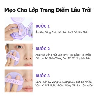 Phấn Phủ Dạng Bột COLORKEY Lasting Naturally - Occurring Loose Siêu Mịn Lâu Trôi 8g - Bebeau