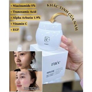 Combo 2 Kem Dưỡng đêm RUEE Mila Cream Mela Toning Giúp Chăm Sóc Da Hiệu Quả 50g Chính Hãng Hàn Quốc CB0268