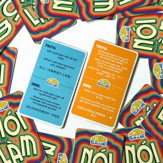 Bộ Boardgame Nói Hay Làm Tam Ngữ Việt - Anh - Trung Giải Trí Giúp Tìm Hiểu Và Gắn Kết Tình Bạn