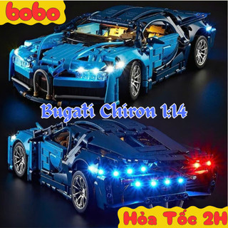 Mô Hình Lắp Ráp Siêu Xe Technic Bugatii Chiron Với 1388 Chi Tiết, Bộ Mô Hình Siêu Xe Xếp Hình Trí Tuệ Bảo Hành Bởi Bobo