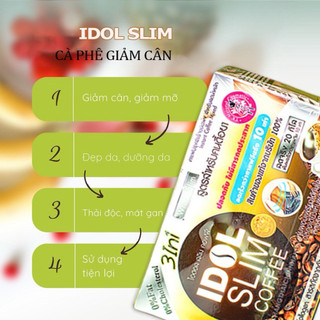 Cà Phê Thái Lan Coffee 3In1 giữ dáng đẹp da hộp 10 gói hoà tan