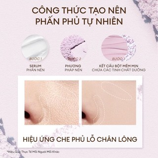 Phấn Phủ Dạng Nén BECOMING Hạt Phấn Mịn Màng Che Phủ Tự Nhiên 7.5g Hàng Chính Hãng - Bebeau