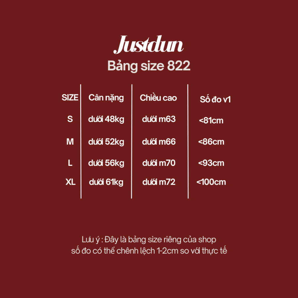 [BẢN MỚI LÓT LÔNG] Áo Thun Nữ Ôm Body JUSTDUN 822 -Cotton Lông Mịn Cao Cấp, Cổ Cao 5CM