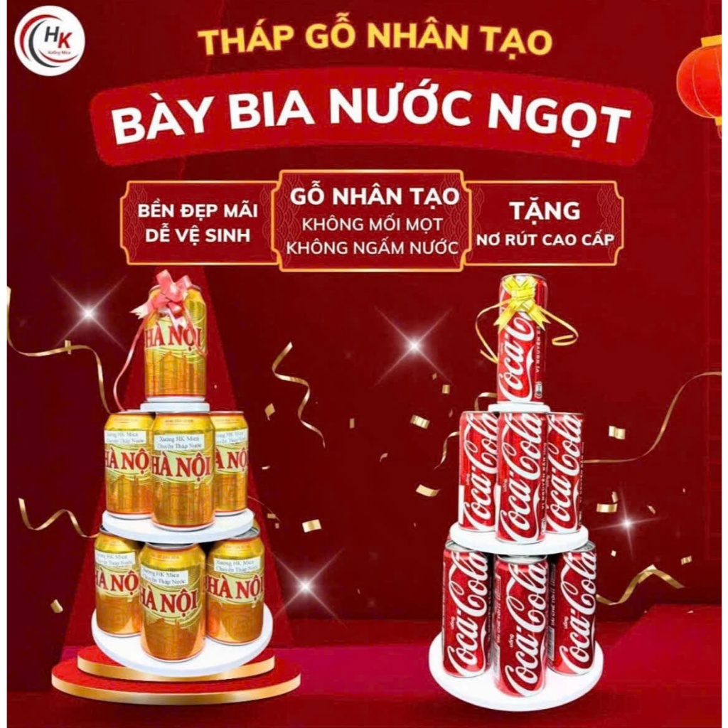 [ Đẹp Như Gỗ ]Tháp Trưng Bày Giả Gỗ 3 Tầng Trang Trí Ban Thờ