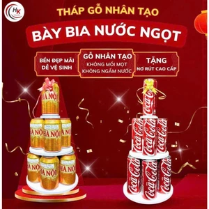 Tháp Trưng Bày Giả Gỗ 3 Tầng Trang Trí Ban Thờ Gia Tiên –