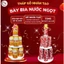 Tháp Trưng Bày Giả Gỗ 3 Tầng Trang Trí Ban Thờ Gia Tiên –