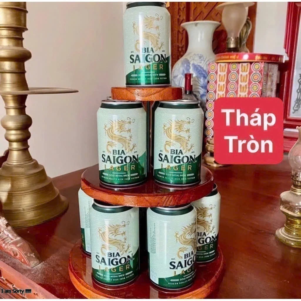 [ Đẹp Như Gỗ ]Tháp Trưng Bày Giả Gỗ 3 Tầng Trang Trí Ban Thờ