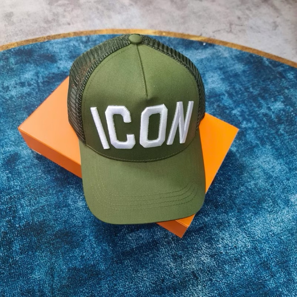Mũ kết icon rêu phối lưới - Nón lưỡi trai kaki xanh rêu icon đuôi lưới dsp2 thời trang boy gilr phố siêu ngầu