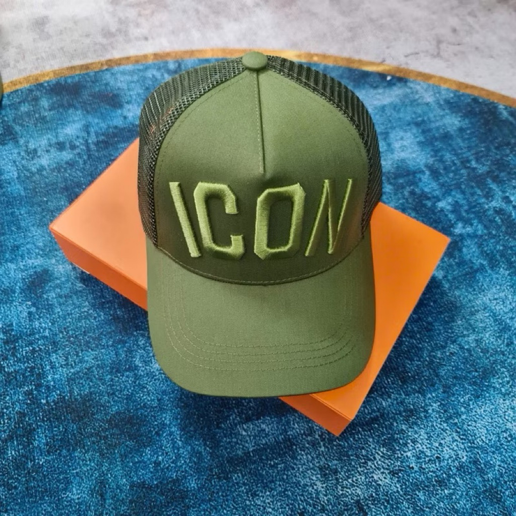 Mũ kết icon rêu phối lưới - Nón lưỡi trai kaki xanh rêu icon đuôi lưới dsp2 thời trang boy gilr phố siêu ngầu