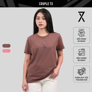 Áo Thun Nam Nữ Couple TX Cỏ Ba Lá Lucky Clover Form Regular TS 424