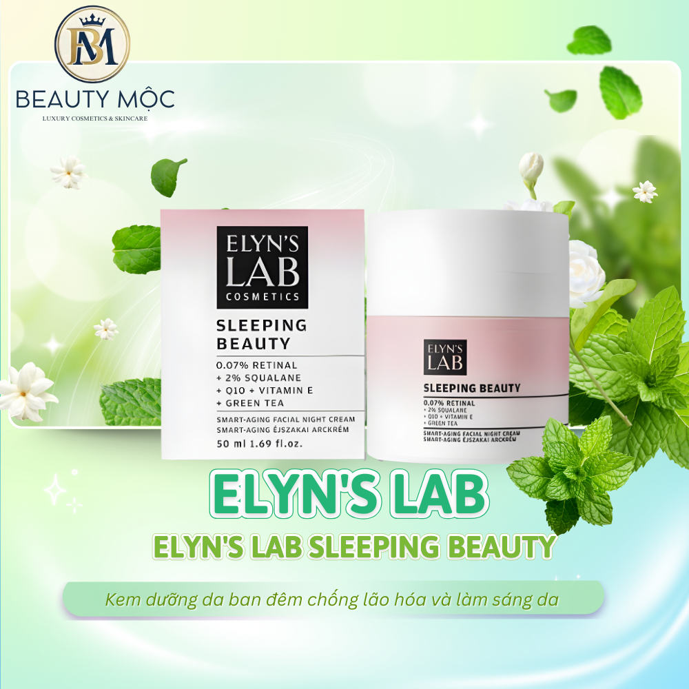 Kem dưỡng ban đêm Elyn's Lab Sleeping Beauty 50ml chống lão hóa và hỗ ...