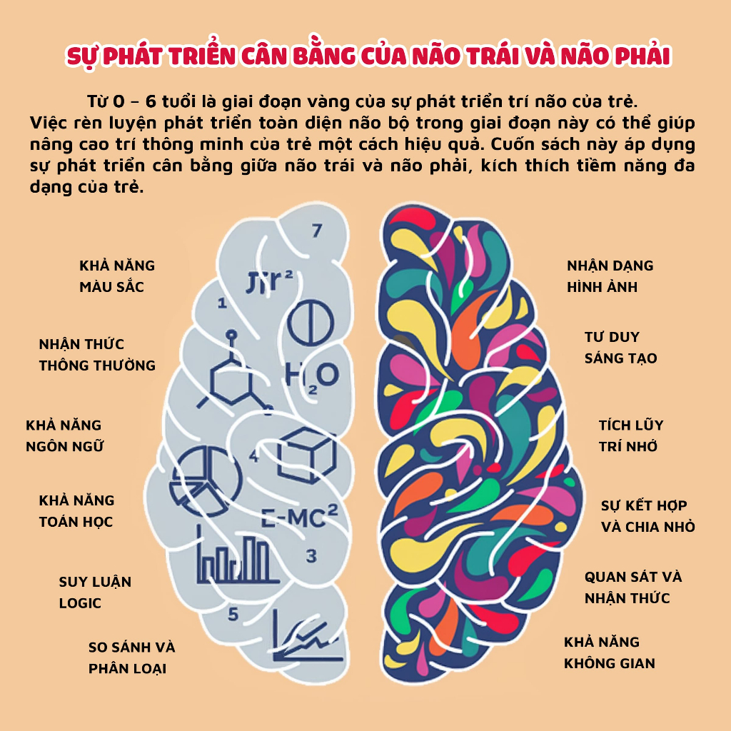 Sách - Rèn Luyện Tư Duy Não Trái, Não Phải (Trọn Bộ 3 Tập) - Tiên Phong Books