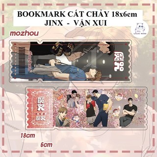 [HÀNG SẴN] Vé cát chảy JINX BL đam mỹ Hàn | Khung vé 16*8cm bột cát mịn lấp lánh siêu đẹp Vận xui