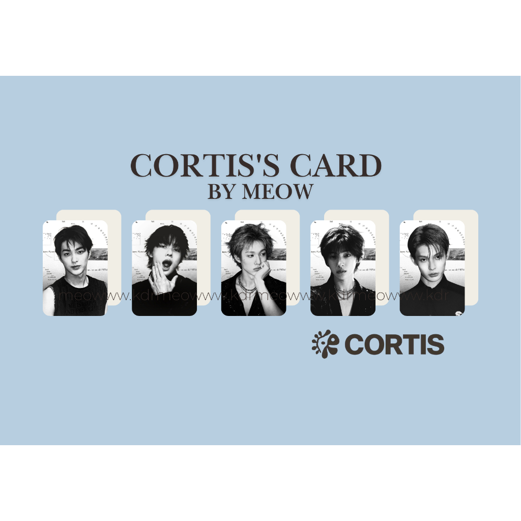 set card bo góc nhóm nhạc hàn quốc CORTIS 코르티스