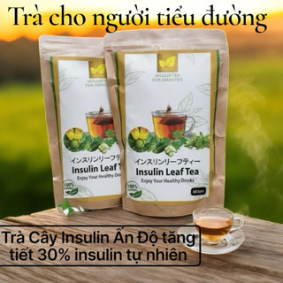 Trà Cây Insulin Ấn Độ Trà Cho Người Tiểu Đường Ổn Định Đường Huyết 60 túi lọc uống trong 1 tháng
