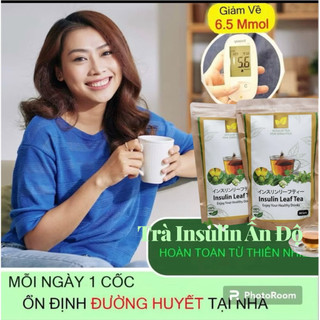 Trà Cây Insulin Ấn Độ Trà Cho Người Tiểu Đường Ổn Định Đường Huyết 60 túi lọc uống trong 1 tháng