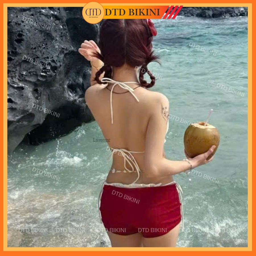 D.T.D BIKINI SWIMWEAR- Lalita Bikini có kèm quần che kín đáo mặc đi biển, du lịch