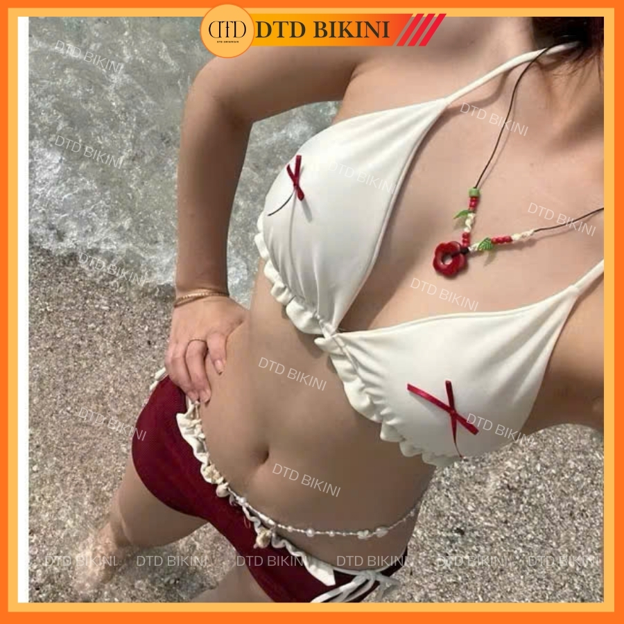 D.T.D BIKINI SWIMWEAR- Lalita Bikini có kèm quần che kín đáo mặc đi biển, du lịch