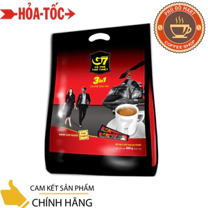 Cà Phê Sữa Hoà Tan G7 3in1 Bịch 50 gói vuông - Trung Nguyên (Mẫu mới )