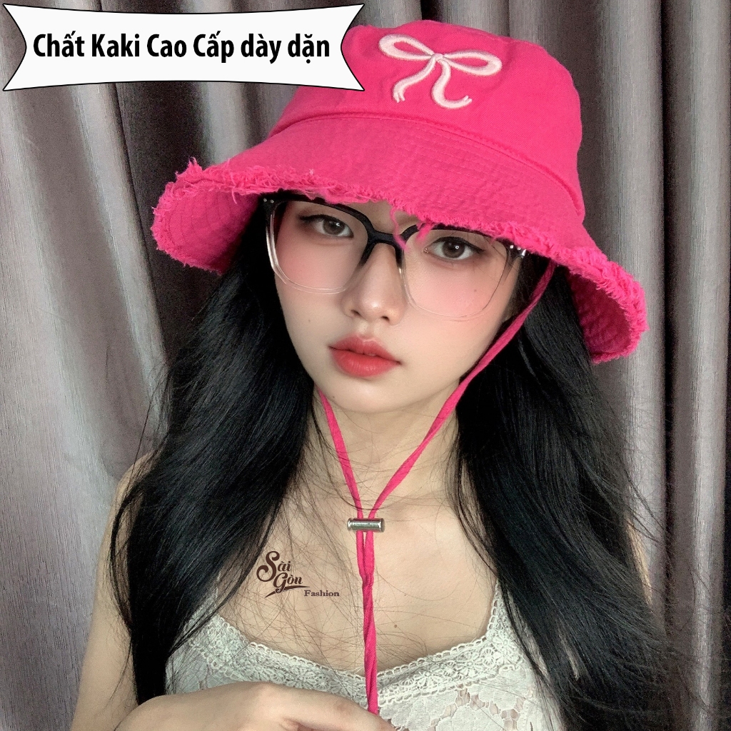 Mũ Bucket Vành Cụp | Nón Bucket chất Kaki thời trang Ulzzang Form Unisex Nam Nữ