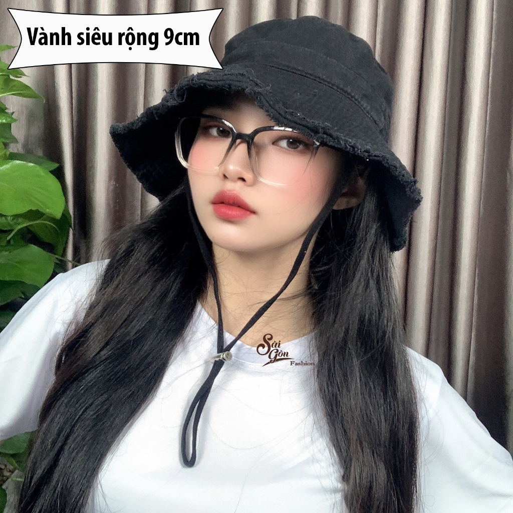 Mũ Bucket Vành Cụp | Nón Bucket chất Kaki thời trang Ulzzang Form Unisex Nam Nữ