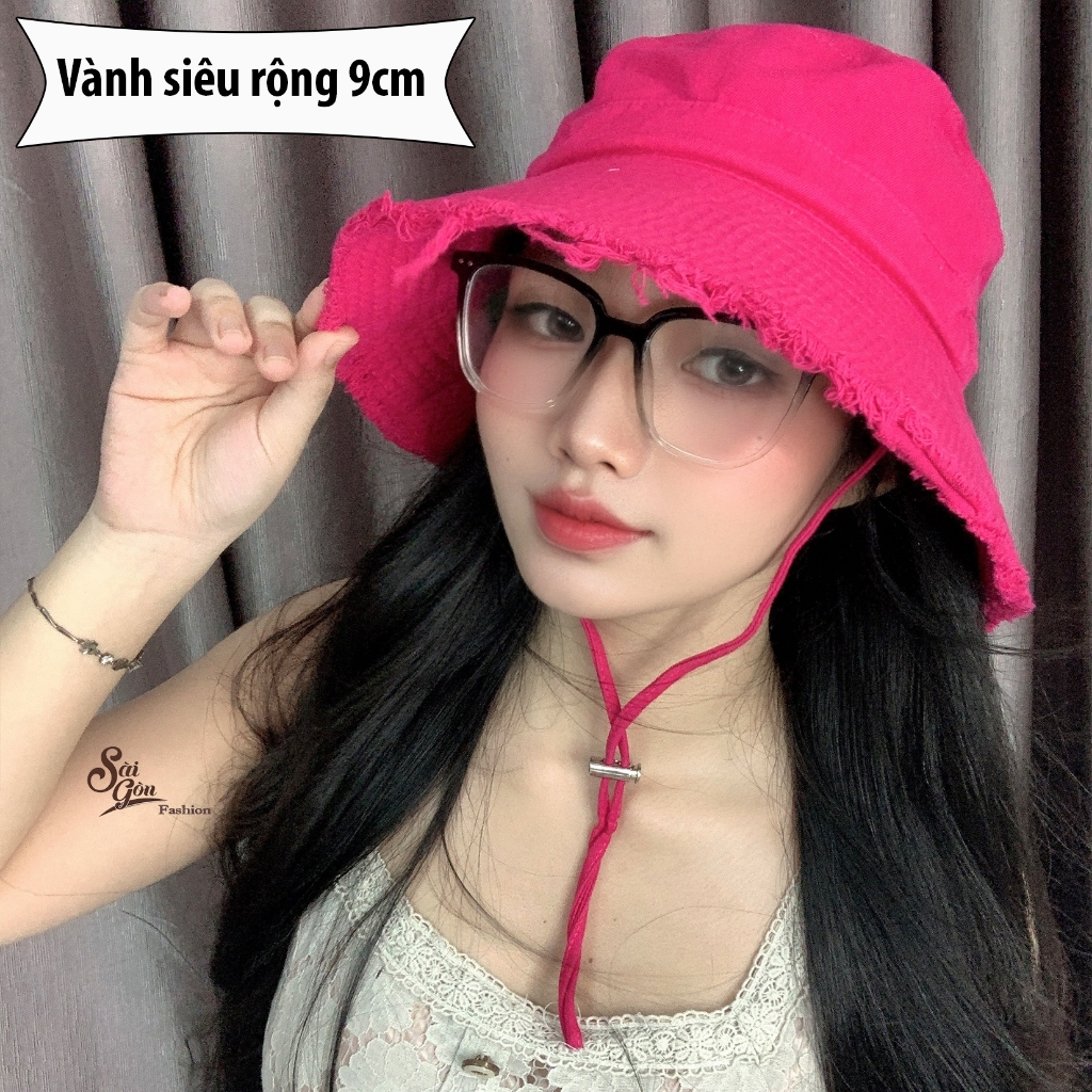 Mũ Bucket Vành Cụp | Nón Bucket chất Kaki thời trang Ulzzang Form Unisex Nam Nữ