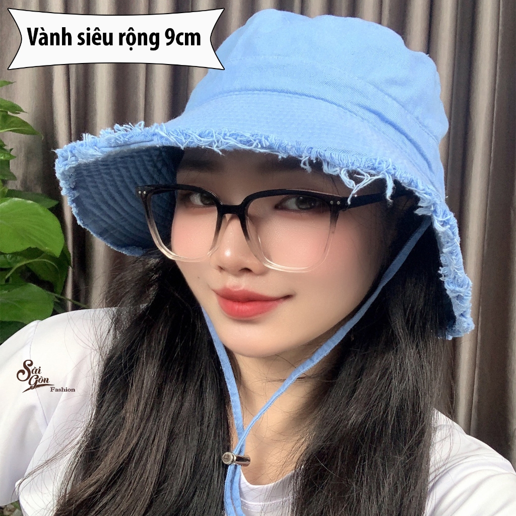 Mũ Bucket Vành Cụp | Nón Bucket chất Kaki thời trang Ulzzang Form Unisex Nam Nữ