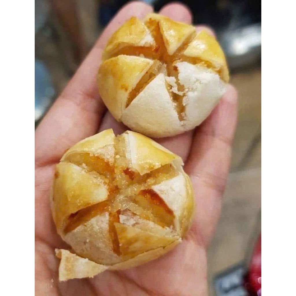 Bánh Hoa Mai Dừa - Sầu Riêng Thơm Dẻo Ăn Vặt Su Xoắn