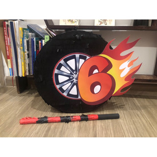 Pinata Hot Wheel - Tuỳ chọn số - Trò chơi đập kẹo siêu vui dành cho bé