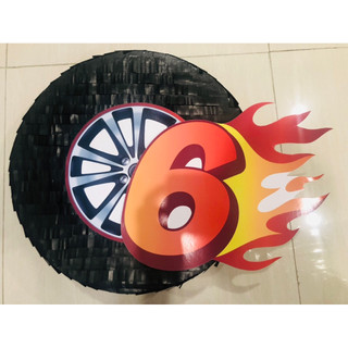 Pinata Hot Wheel - Tuỳ chọn số - Trò chơi đập kẹo siêu vui dành cho bé