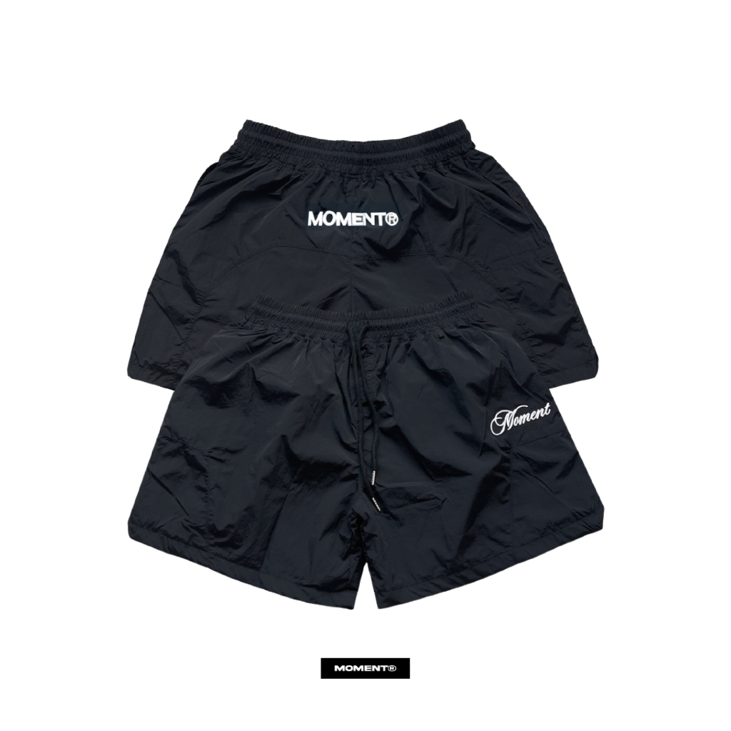 Quần Short Dù MOMENT "WRINKLED NYLON SHORTS" Chất Dù Unisex Thể Thao