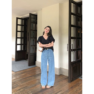 GiGi Top/By Cor/ Áo linen tay liền basic