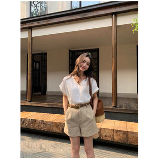 GiGi Top/By Cor/ Áo linen tay liền basic