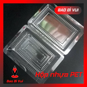 Hộp đựng bánh H30 / H50 / H55 / H25 / H21 /DTD/ H26 / H28 nhựa PET - BAO BÌ VUI