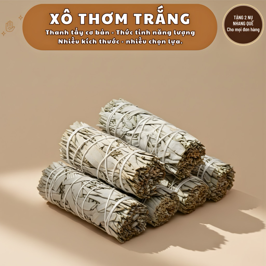 Xô Thơm Trắng White Sage 60g – Xông Thanh Tẩy Năng Lượng, Xông Nhà ...