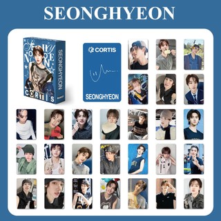 [hàng sẵn] Hộp Thẻ SEONGHYEON - CORTIS Cỏ Tí | Bộ 55 Thẻ Lomo Laser Bo Góc