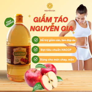 Giấm Táo Nguyễn Gia Lên Men Tự Nhiên 1L NGG0052