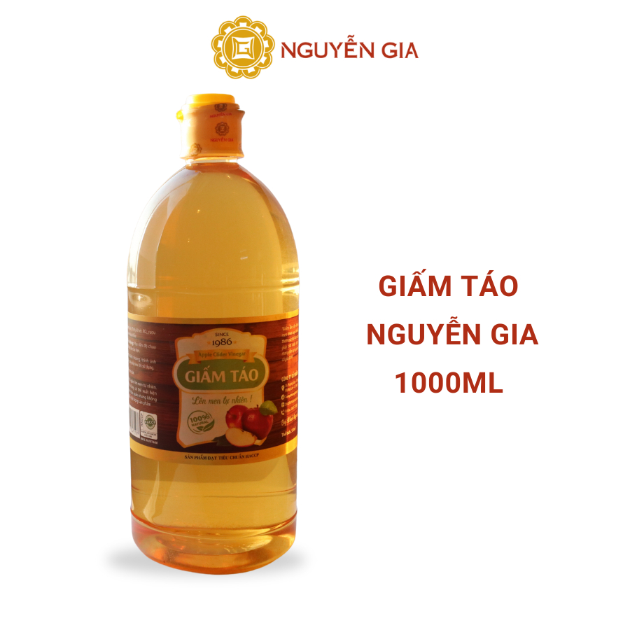Giấm Táo Nguyễn Gia Lên Men Tự Nhiên 1L NGG0052