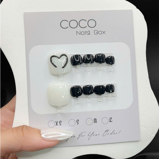 (Hỏa Tốc) Nail Box thiết kế G056 móng chân mẫu dễ thương