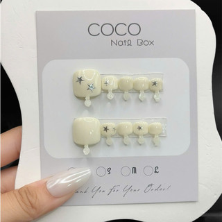 (Hỏa Tốc) Nail Box thiết kế G056 móng chân mẫu dễ thương