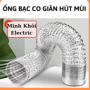 Ống bạc co giãn thông gió hút mùi,ống gió nhôm nhún,ống nhôm thông gió,ống nhôm hút mùi,ống sun bạc hút mùi,ống gió bạc