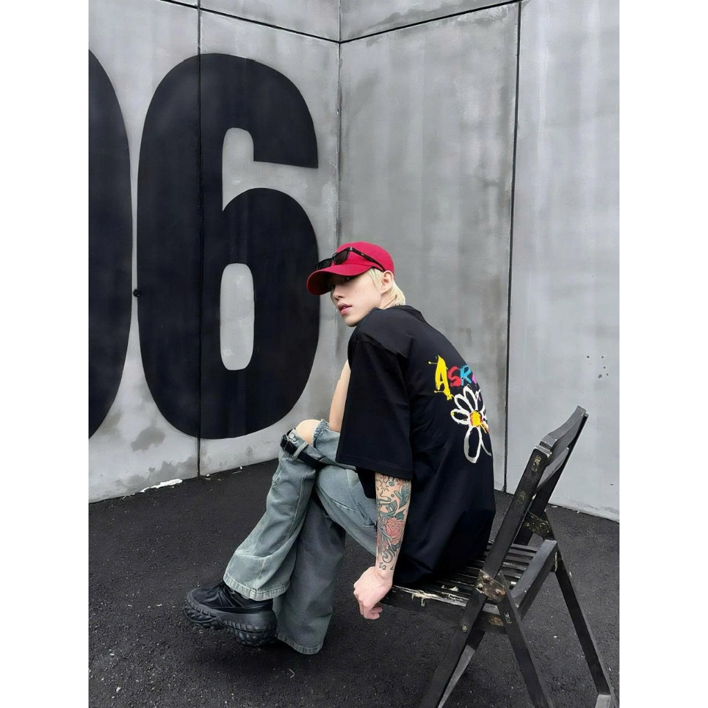 Áo thun Stee Cổ tròn ASRTS II Localbrand ICVCVNI Unisex Cotton