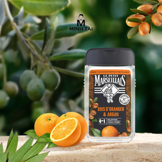 Gel Tắm Pháp dành cho Nam Le Petit Marseillais 4in1